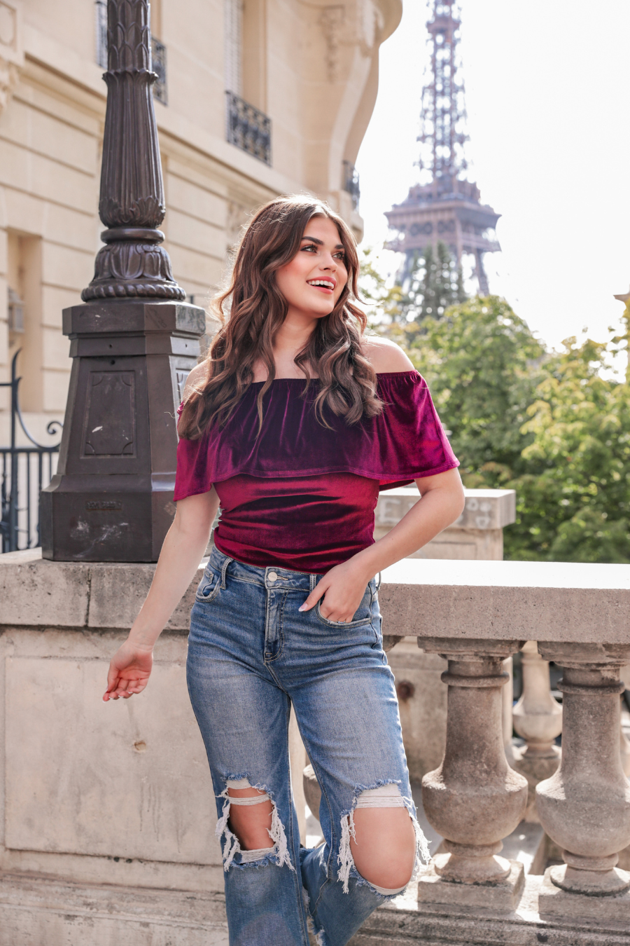 Just A Crush Velvet Bodysuit