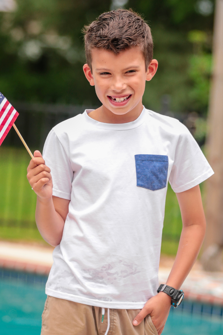 Kids All Star Pocket T-Shirt - Jess Lea Wholesale