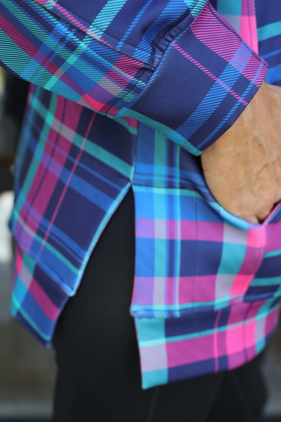 Everyday Pullover- Plaid Pop