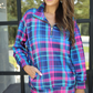 Everyday Pullover- Plaid Pop