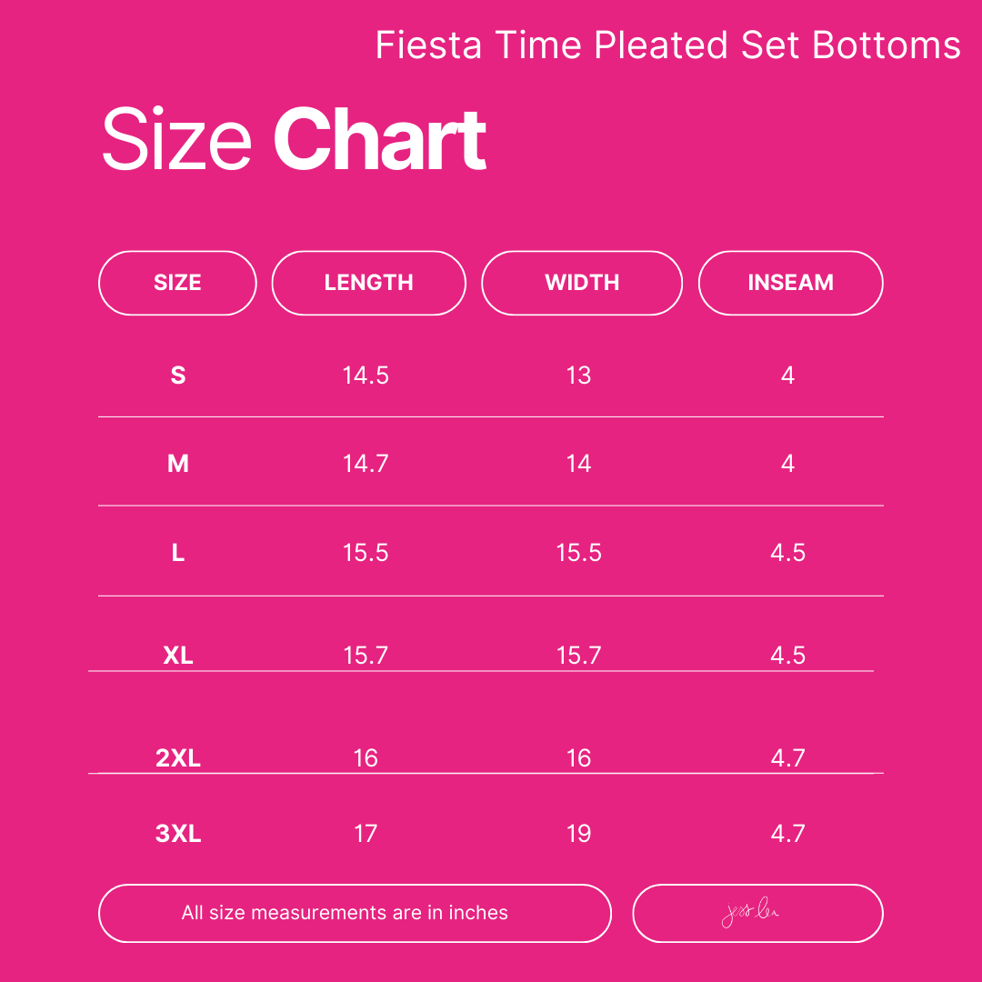 Fiesta Time Pleated Set