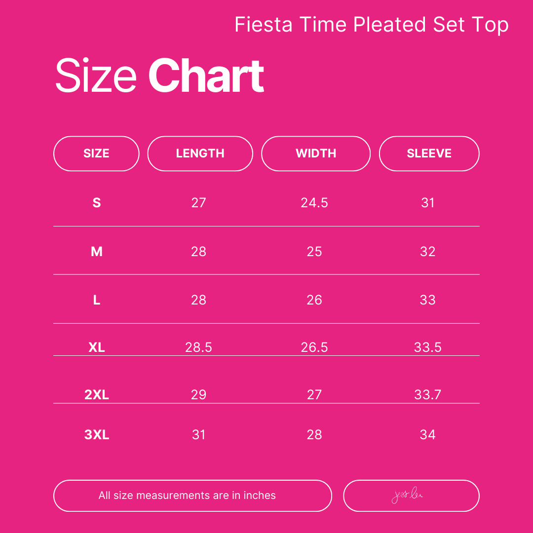 Fiesta Time Pleated Set