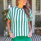 Bold And Bubbly Top, Green
