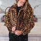 After Midnight Faux Fur Leopard Jacket