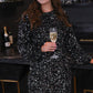 Old Flame Sequin Dress- Black