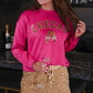 Champagne Cheers Luxe Pullover- Pink