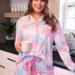 Pink Heirloom Patchwork Ruffle Pajama Set