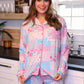 PREORDER- Pink Heirloom Patchwork Ruffle Pajama Set
