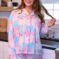 PREORDER- Pink Heirloom Patchwork Ruffle Pajama Set