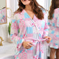 PREORDER- Almost Ready Ribbed Robe- Pink Heirloom Patchwork