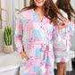 PREORDER- Almost Ready Ribbed Robe- Pink Heirloom Patchwork