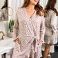 PREORDER- Almost Ready Ribbed Robe- Bella Leopard