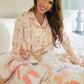 Bows & Bubbly Ruffle Pajama Set