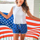 Americana Polka Dot Everyday Shorts