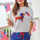 PREORDER- Patriotic Pup Waffle Tee