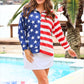 Stars and Stripes Quarter Zip Pullover