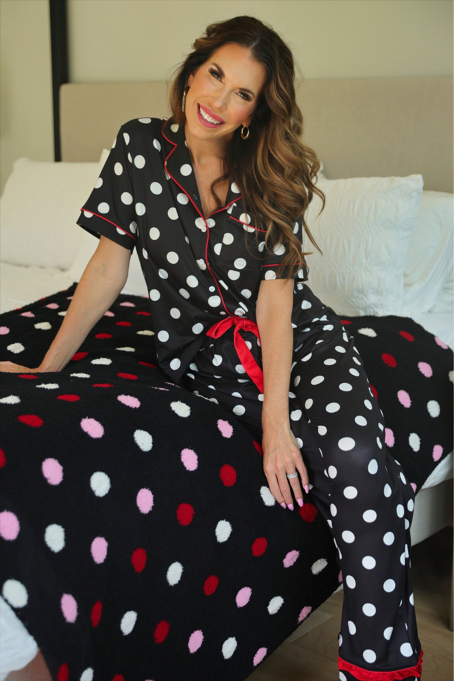 Dotty Darling Polka Dot Blanket