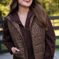 Delilah Puffer Vest- Coco Leopard