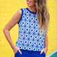 Sadie Cargo Skirt- Royal Blue