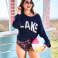 PREORDER- Sunrise Lightweight Sweater- Lake