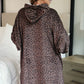 Cozy Blanket Hoodie- Coco Leopard