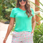 Pastel Plaid Everyday Shorts