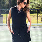 Everyday Polo Tank- After Dark Polka Dot