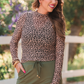 Keigan Mesh Top- Leopard