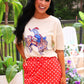 Red Polka Dot Skort