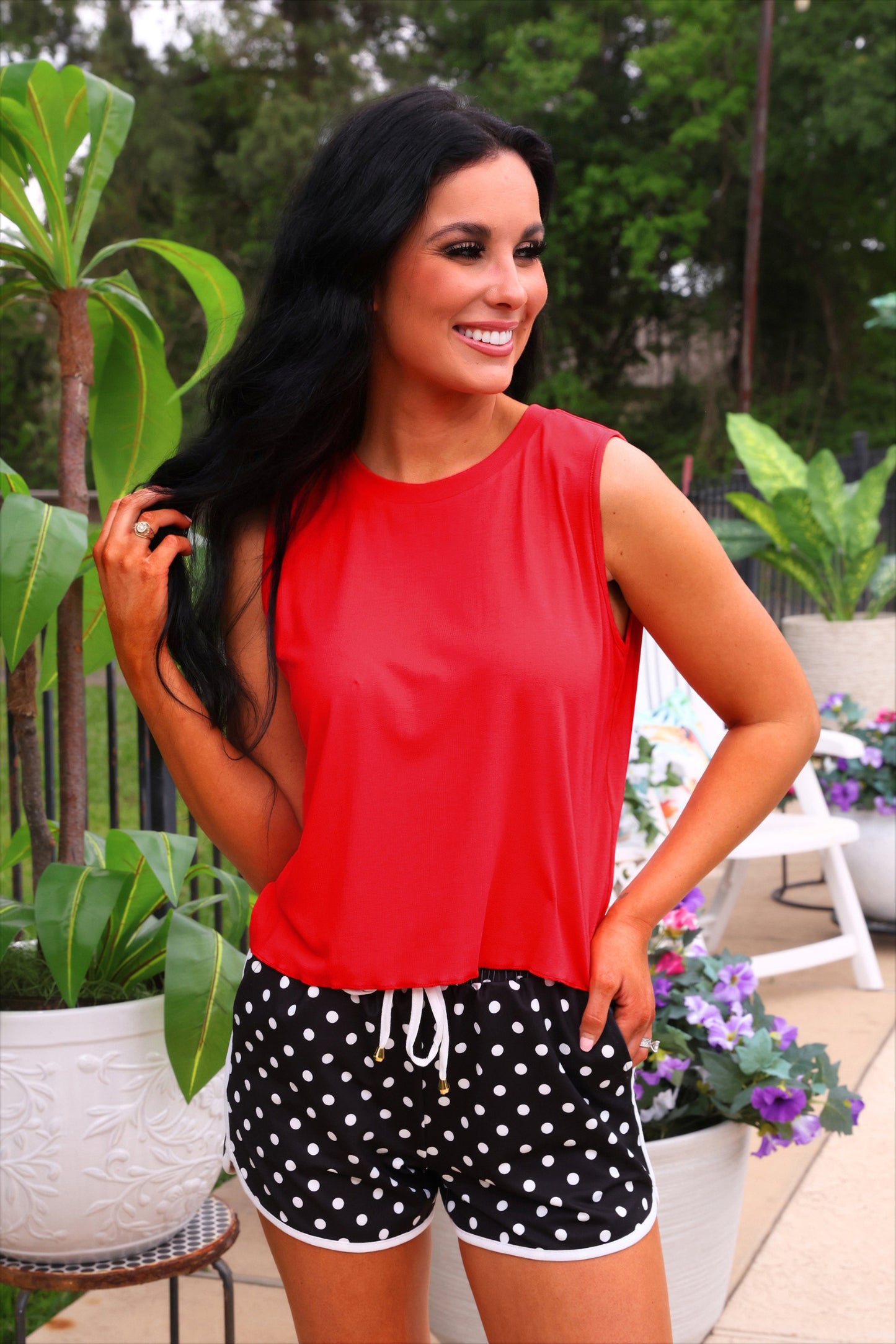 After Dark Polka Dot Everyday Shorts