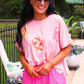 Flip Flop Fun Sequin Patch Top
