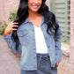 PREORDER- Stella Rhinestone Denim Jacket