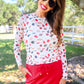 PREORDER- Alyssa Mesh Top- Red Tailgate
