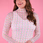 Keigan Mesh Top- Cottage Bloom Floral
