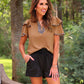 Runway Paperbag Shorts- After Dark