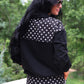 Mia Printed Pullover- After Dark Polka Dot