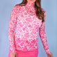 Kylie Lace Top- Pink Romance