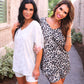All Day Biker Set- White Chloe Camo