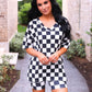 All Day Biker Set- Checkerboard Checkered