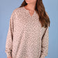 Riley French Terry Pullover- Bella Leopard