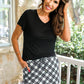 PREORDER- Jess Lea Basic Tee- Black