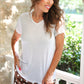Jess Lea Basic Tee- White
