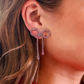 Frosted Ribbon Earrings