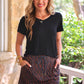 PREORDER- Jess Lea Basic Tee- Black