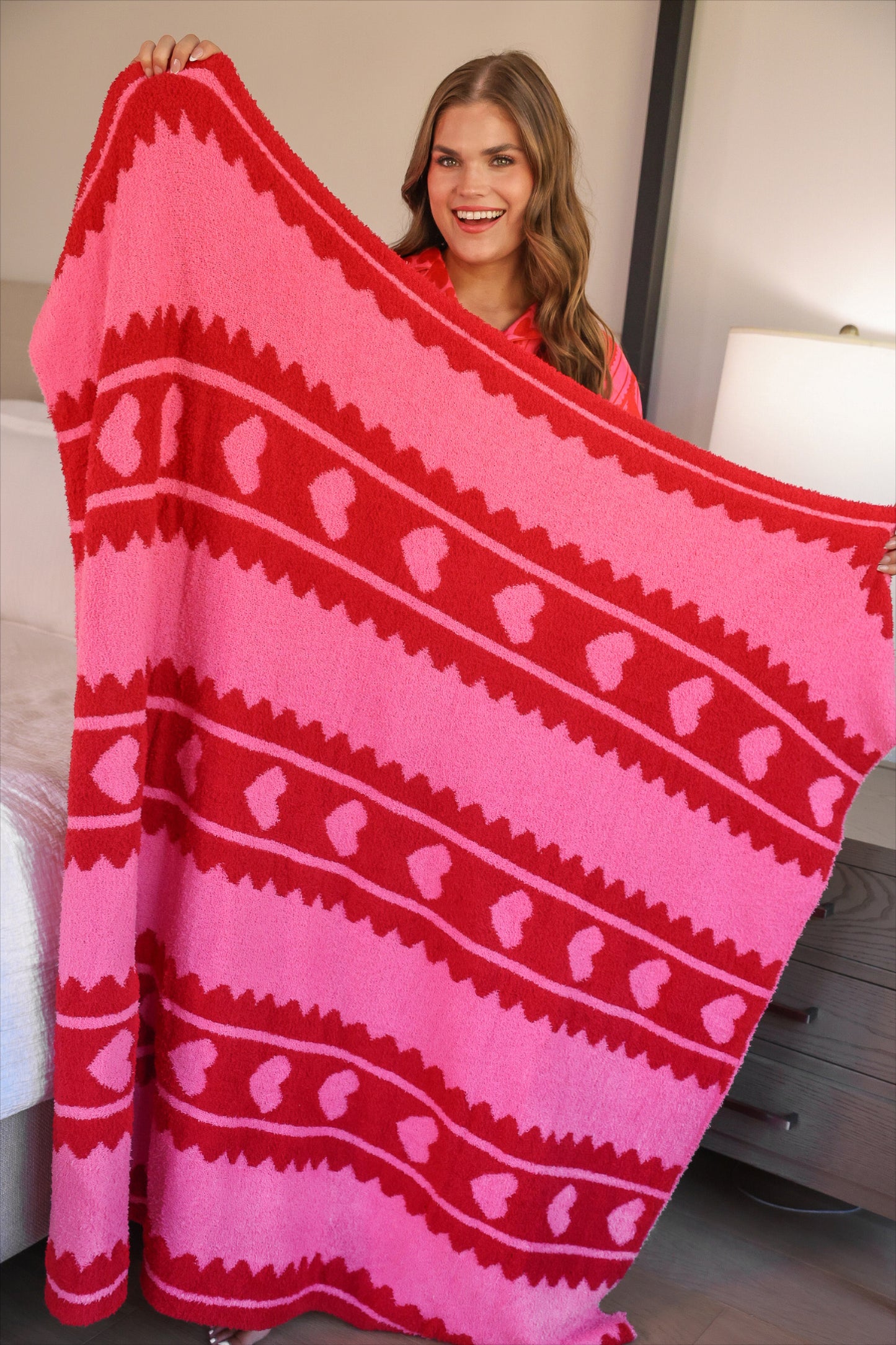 Heartfelt Stripes Blanket
