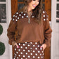 PREORDER- Chocolate Polka Dot Skort