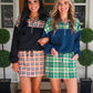 Mia Printed Pullover- Parker Plaid