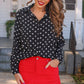 Nova Denim Skirt- Red