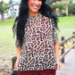 Emma Mesh Tee- Safari Chic