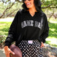 PREORDER- Easy Win Polka Dot Boxer Shorts- Black